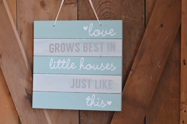 DIY Silhouette Pallet Wood Sign, a creative way to repurpose scrap wood and an easy weekend build using reclaimed wood
