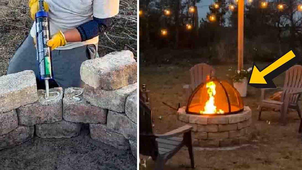 DIY Backyard Fire Pit Tutorial