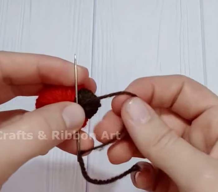 Sew Beads On Lady Bug - Sewing Projects