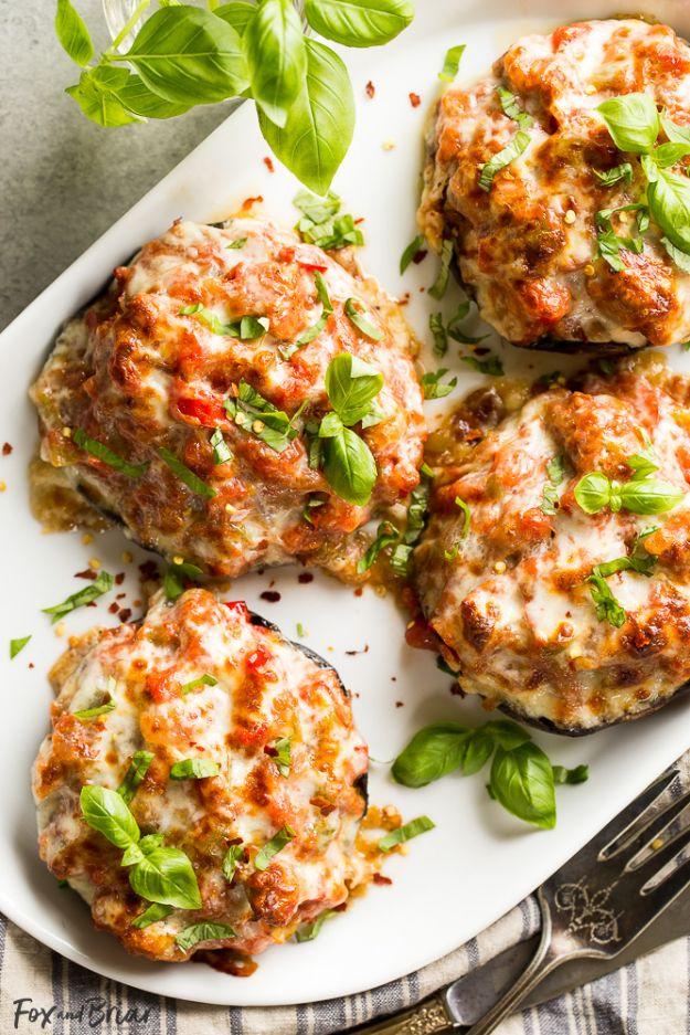 Sausage Stuffed Portobello Mushrooms, a lighter weeknight dinner, and a plate that disappears before anyone asks for seconds