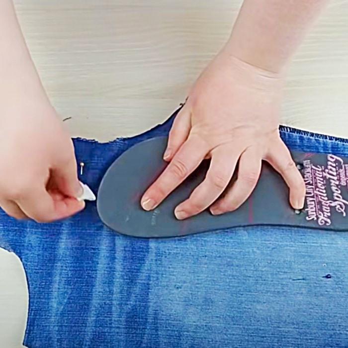 Easy Flip Flop Shoes - Recycled Jean Shoes - How To Make Shoes