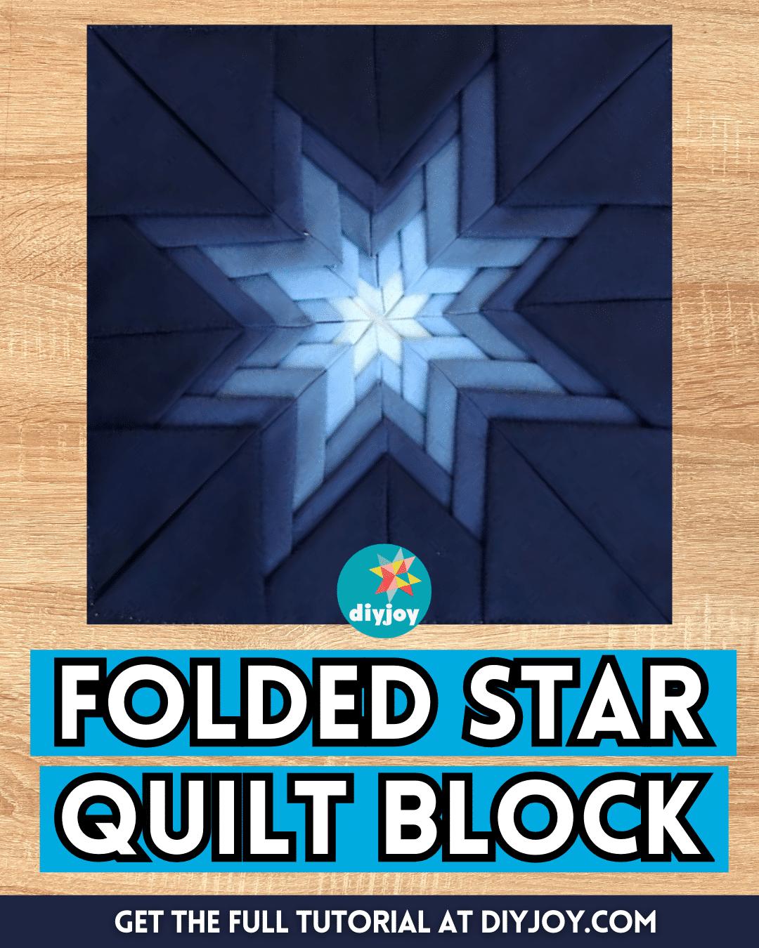 How to Make a Folded Star Quilt Block