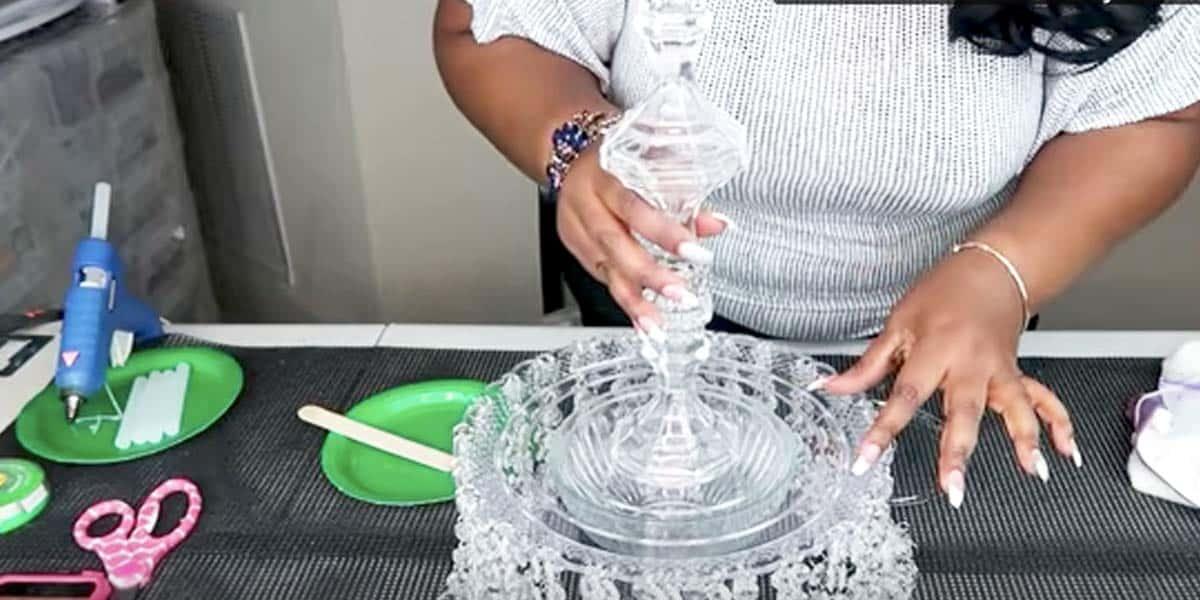 She Attaches Crystals To A Plate And Creates A Breakfast At Tiffany’s Inspired Item!