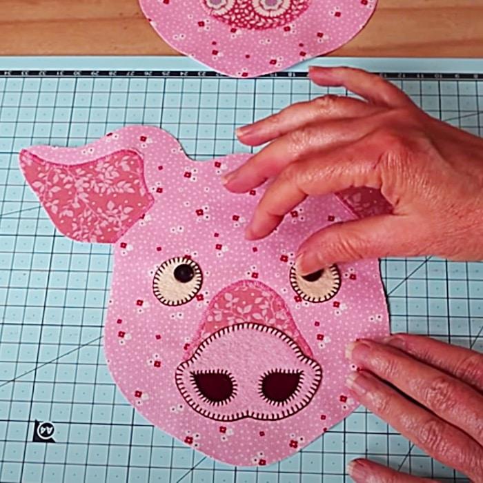 Patchwork Pig Pattern - Pig Collectors - How To make A Toy Pig