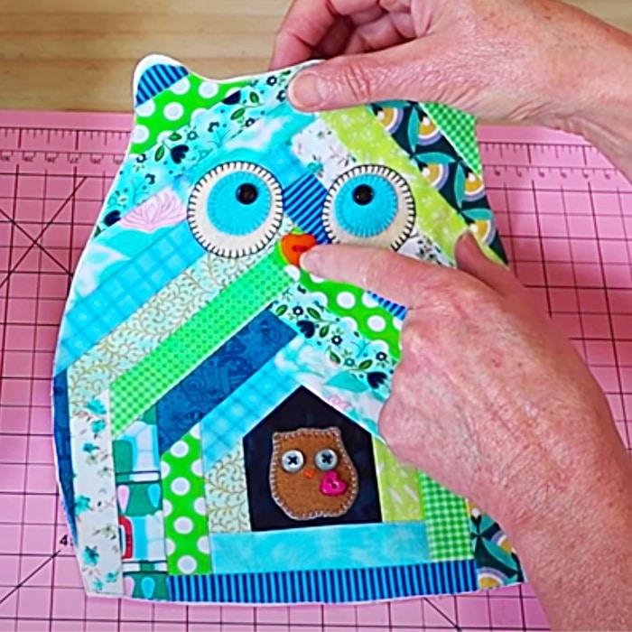 How To Make A Quilted Owl - Easy Quilted Animal Ideas - Free Quilting Pattern