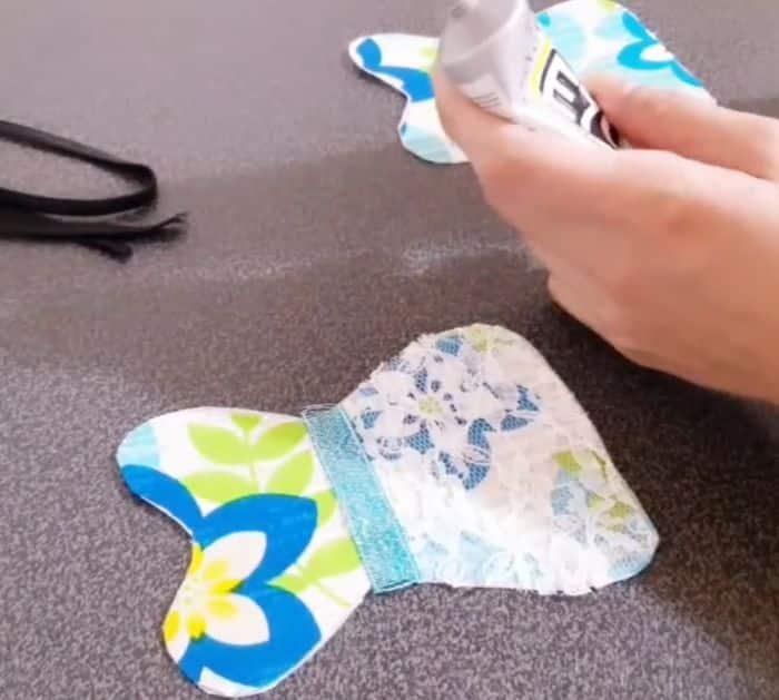 How to Make Fabric Dress Bookmark
