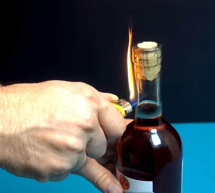 How to Open a Wine Bottle Using a Lighter