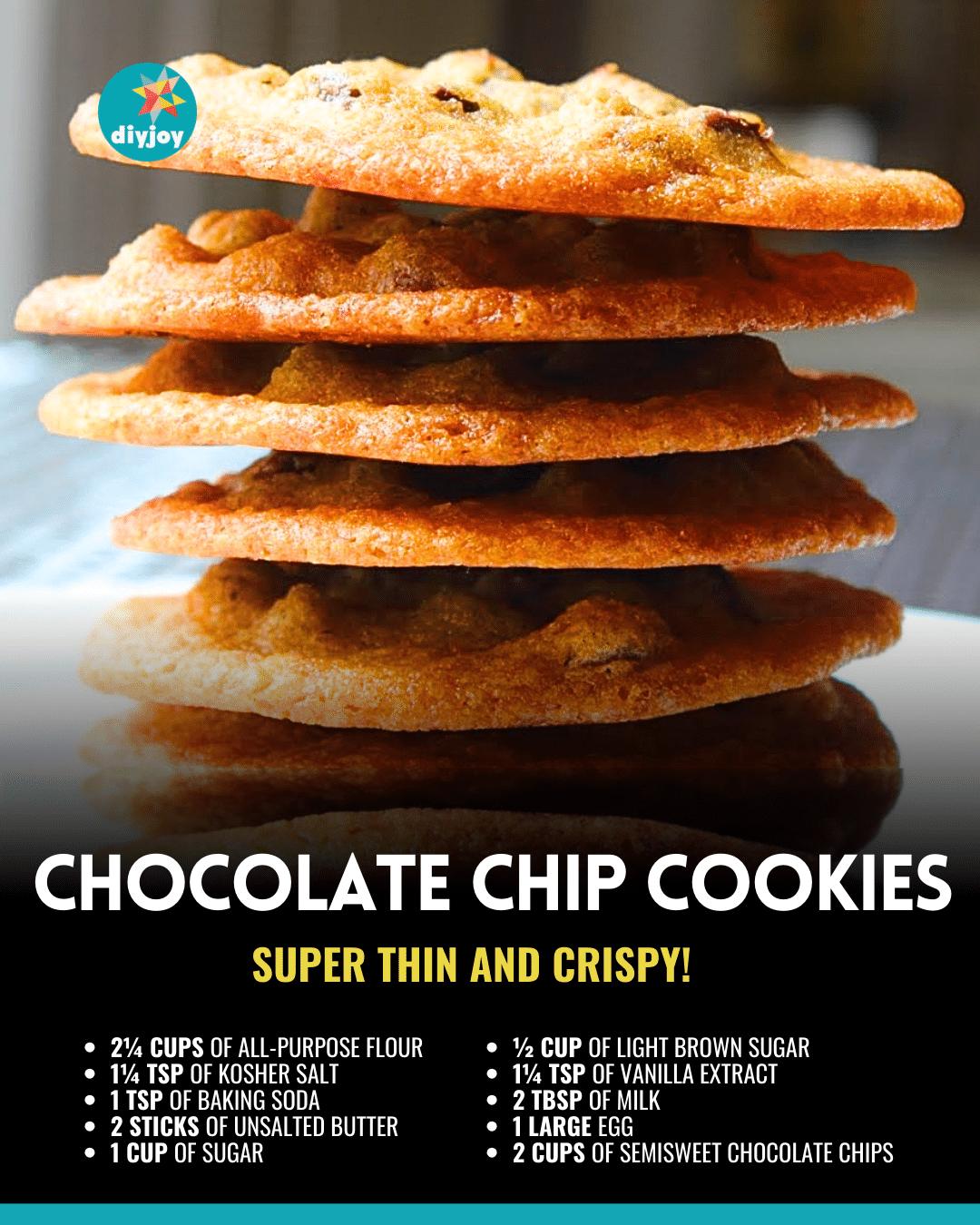 Learn How To Make Thin Chocolate Chip Cookies