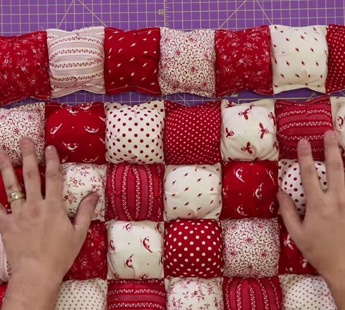 Easy Puff Quilt Tutorial Beginner