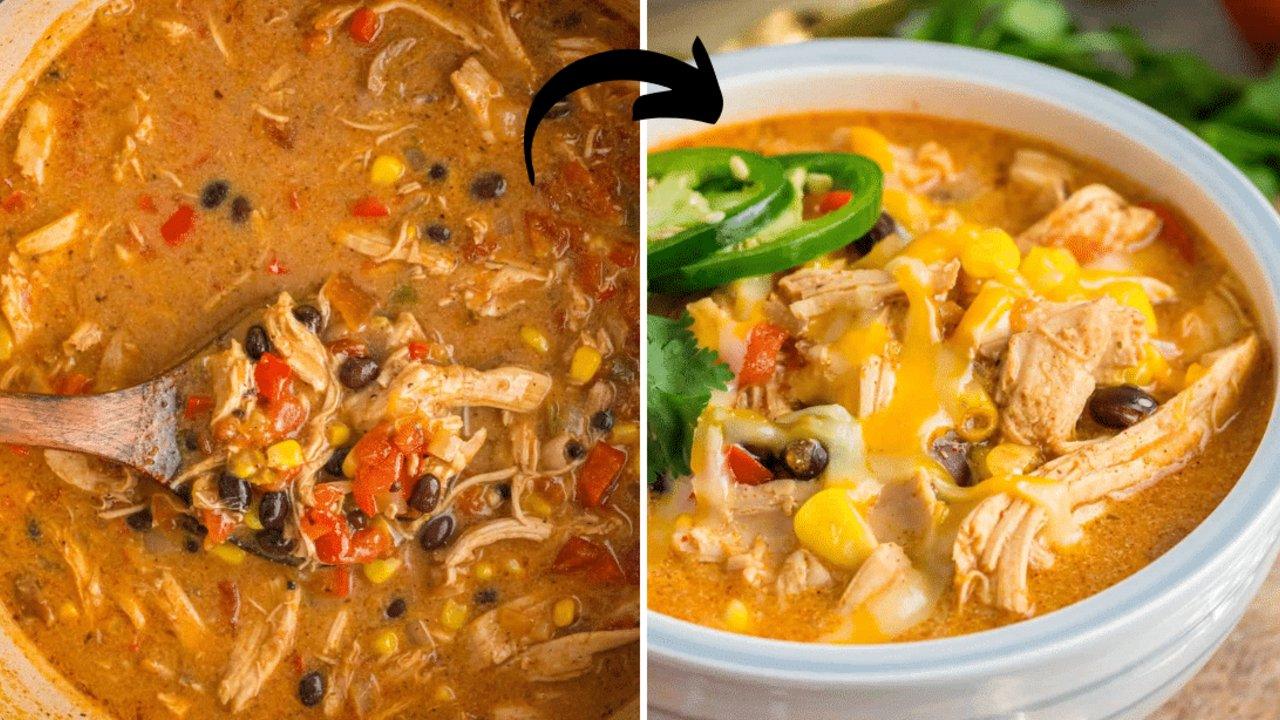 Easy Chicken Taco Soup Recipe