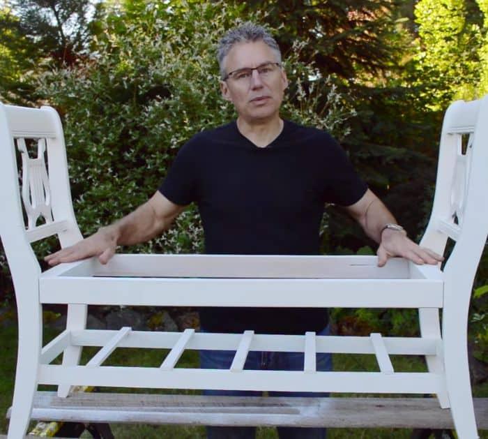 2 Old Chairs Repurposed Into 1 DIY Bench