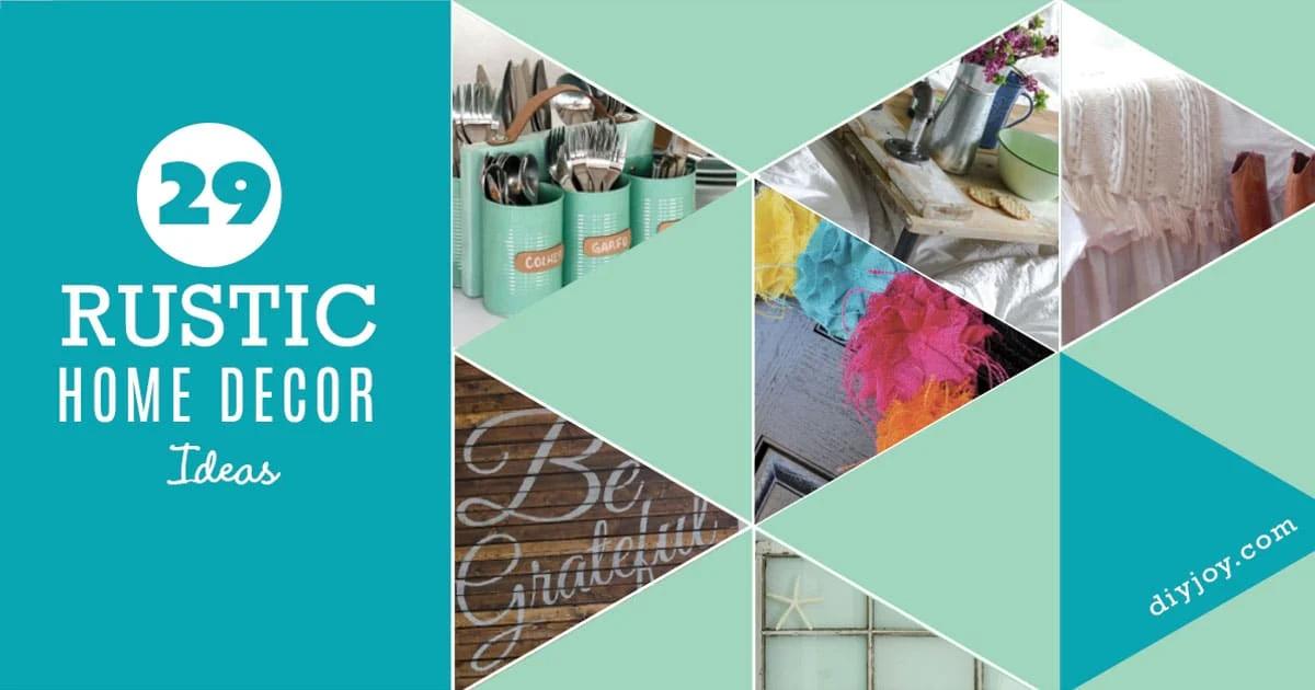 29 Rustic DIY Home Decor Ideas