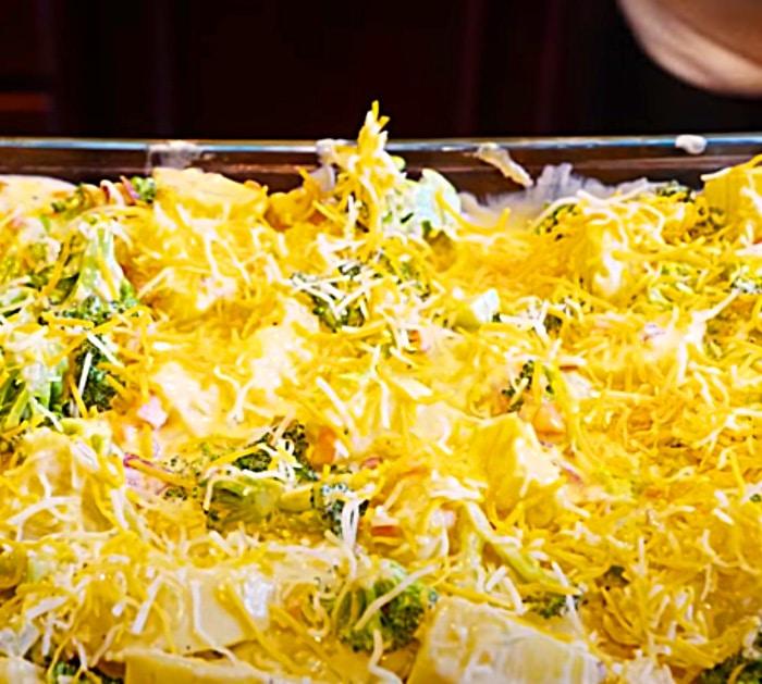 Easy Potato Broccoli Casserole Recipe - On Pan Meal - Quick Dinner Ideas
