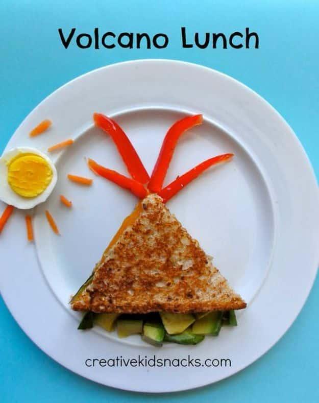 Best Recipes To Teach Your Kids To Cook - Volcano Lunch - Easy Ideas To Show Children How to Prepare Food - Kid Friendly Recipes That Boys and Girls Can Make Themselves - No Bake,