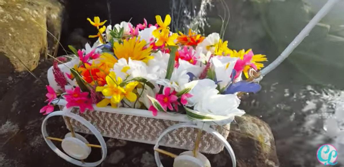 I Was So Surprised When I Saw What She Made This Wheel Barrow Out Of. Watch!