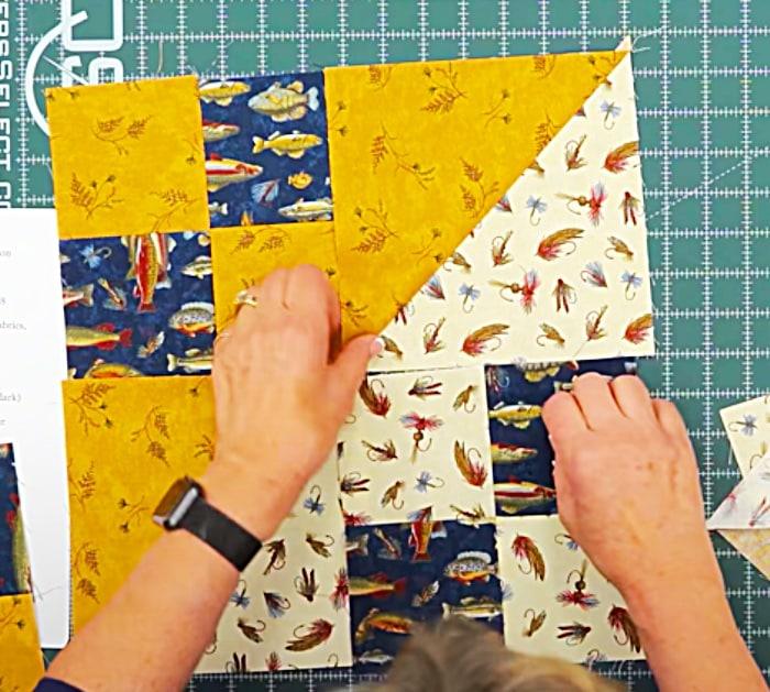 Make A Small Sporty Quilt - Quilt With Jenny Doan - How To Make a Quilt Block