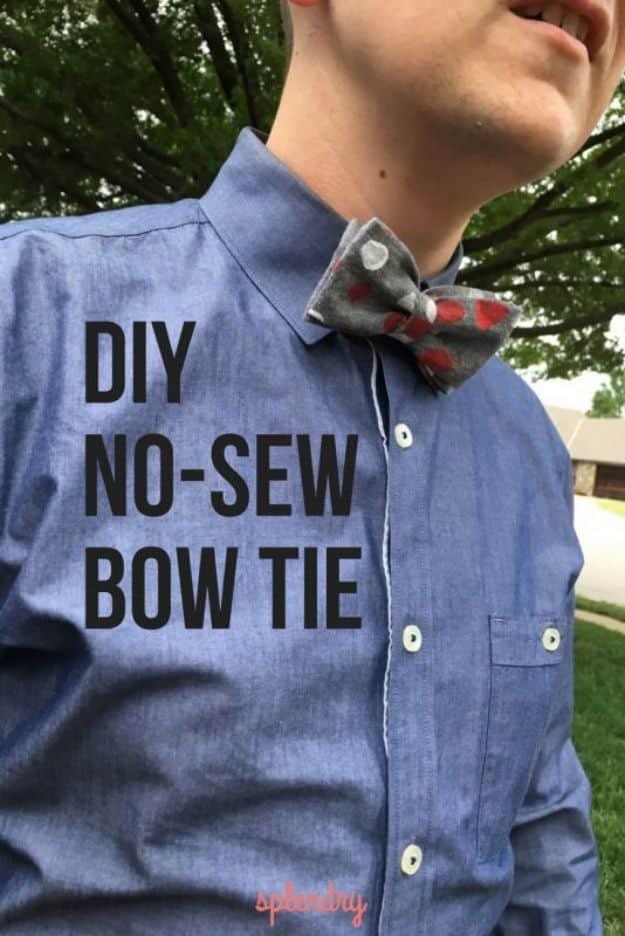 DIY No-Sew Bow Tie for Dad, ready in well under an hour and a smart way to add personality to a room