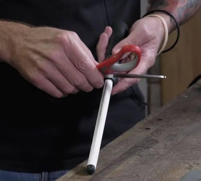 Scissor sharpening tutorial