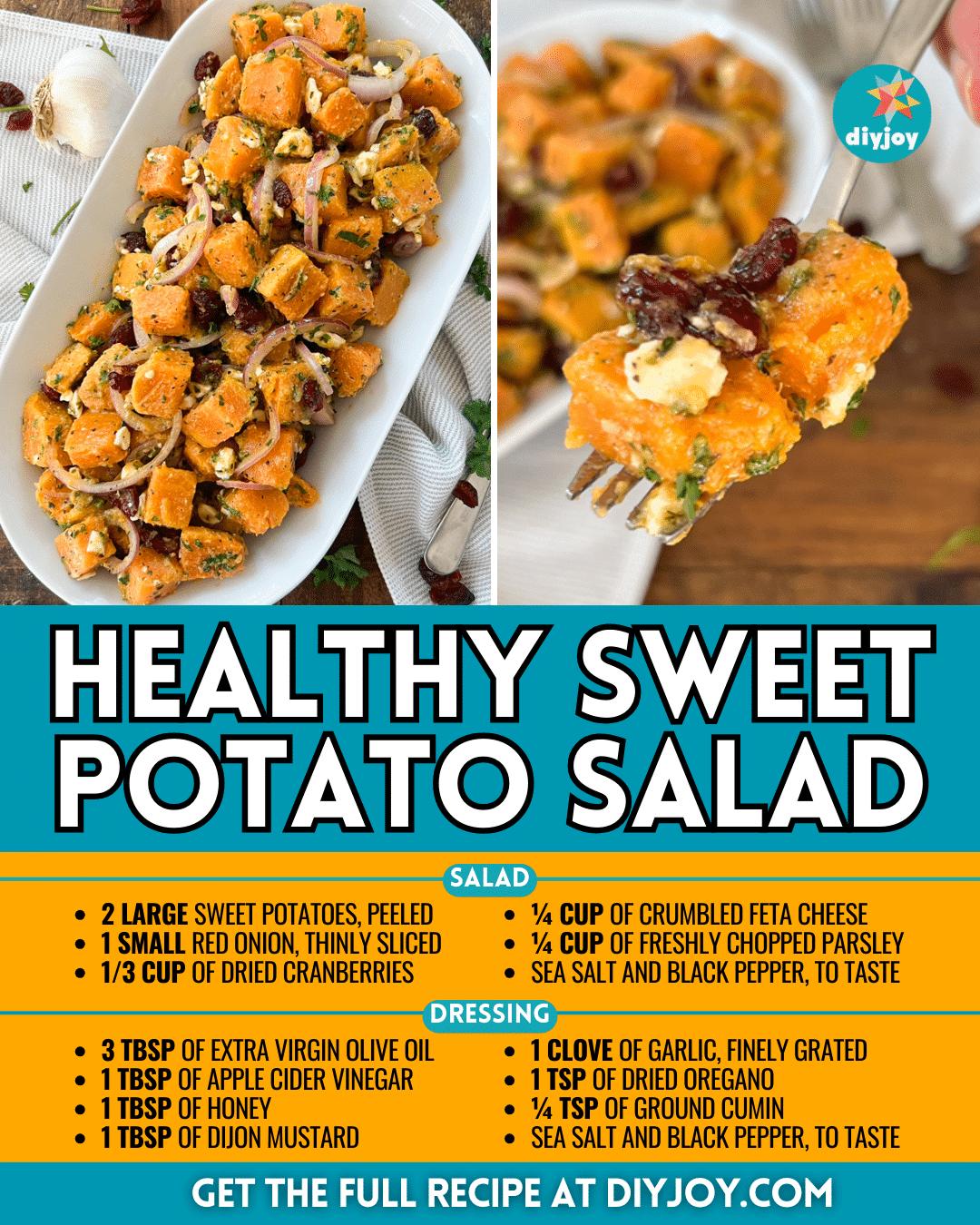 Easy & Healthy Sweet Potato Salad Recipe