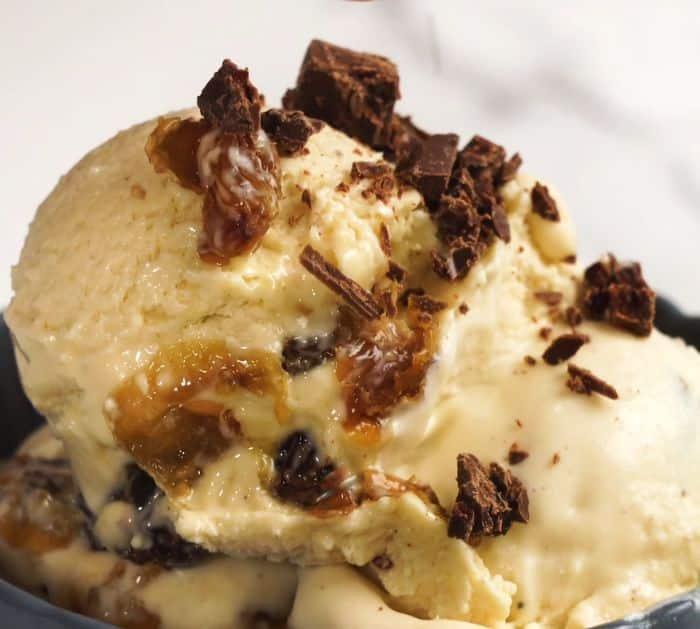 Easy To Make Rum Raisin Ice Cream