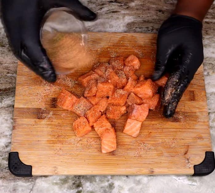 Crispy Salmon Nuggets Recipe Ingredients