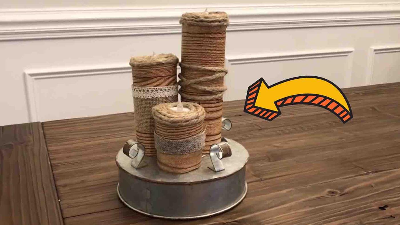 Dollar Tree Pool Noodle LED Candles Tutorial