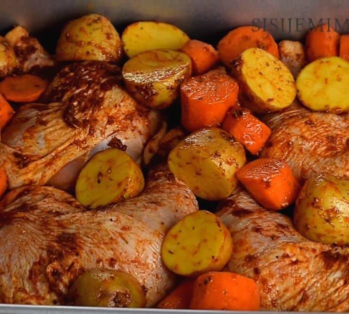 Perfectly Roasted Chicken and Potatoes Recipe Instructions