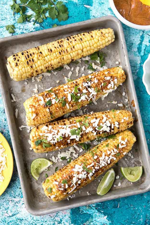 Simple Vegetarian Grilling Recipe | Grilled Mexican Corn Recipe | DIY Projects & Crafts by Sueeye at