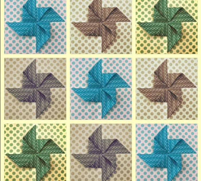 Easy 3D Pinwheel Quilt Block Tutorial