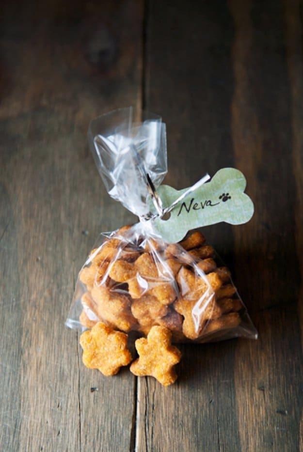 Chicken Sweet Potato Dog Treats Recipe, a homemade pet treat, easy to bake in a single afternoon at home