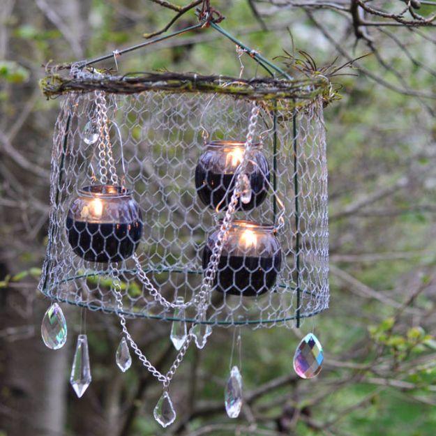 Rustic Outdoor Chandelier DIY, fast enough to finish before the next rainy day and a keepsake worth handing down for years