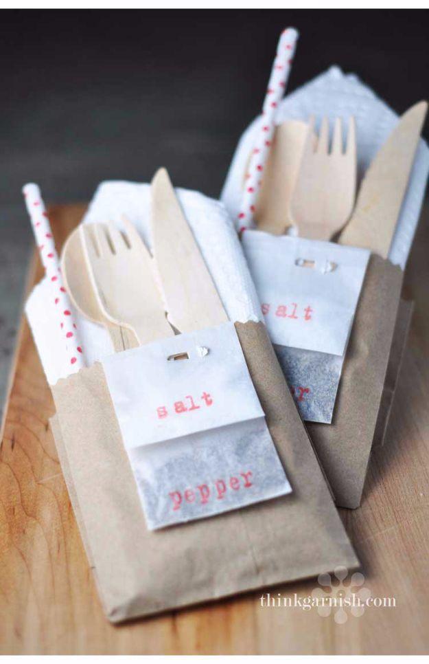 Grab And Go Utensils, a rustic outdoor element, easy to scale up for a full batch and a keepsake worth handing down