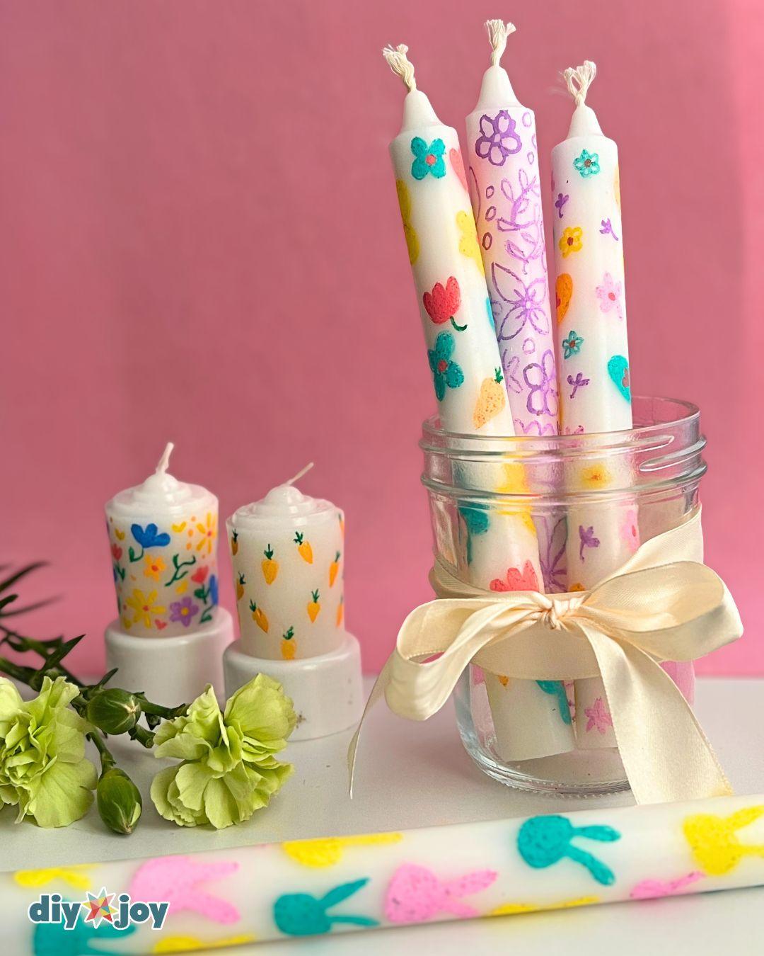 Easy Spring Candle Decor — diy candles