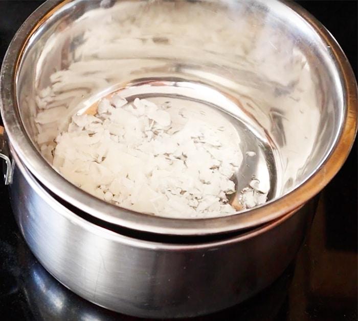 Double Boil Wax To Make Candles - Lavender Crafts - Homemade Candles