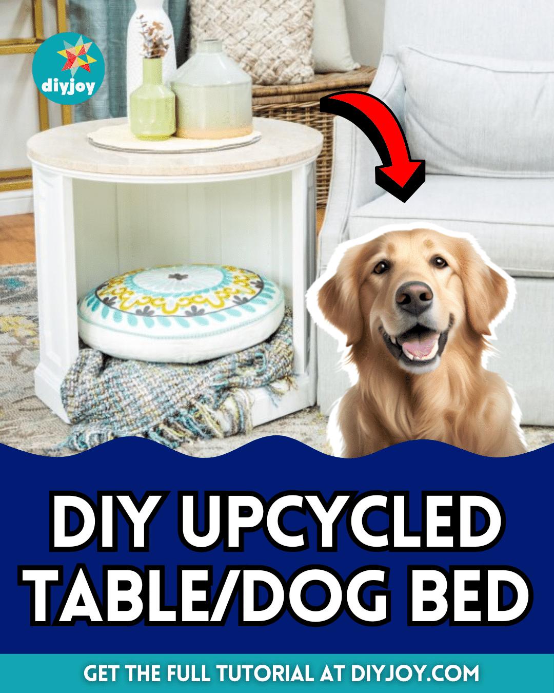 Easy DIY Upcycled Table_Dog Bed