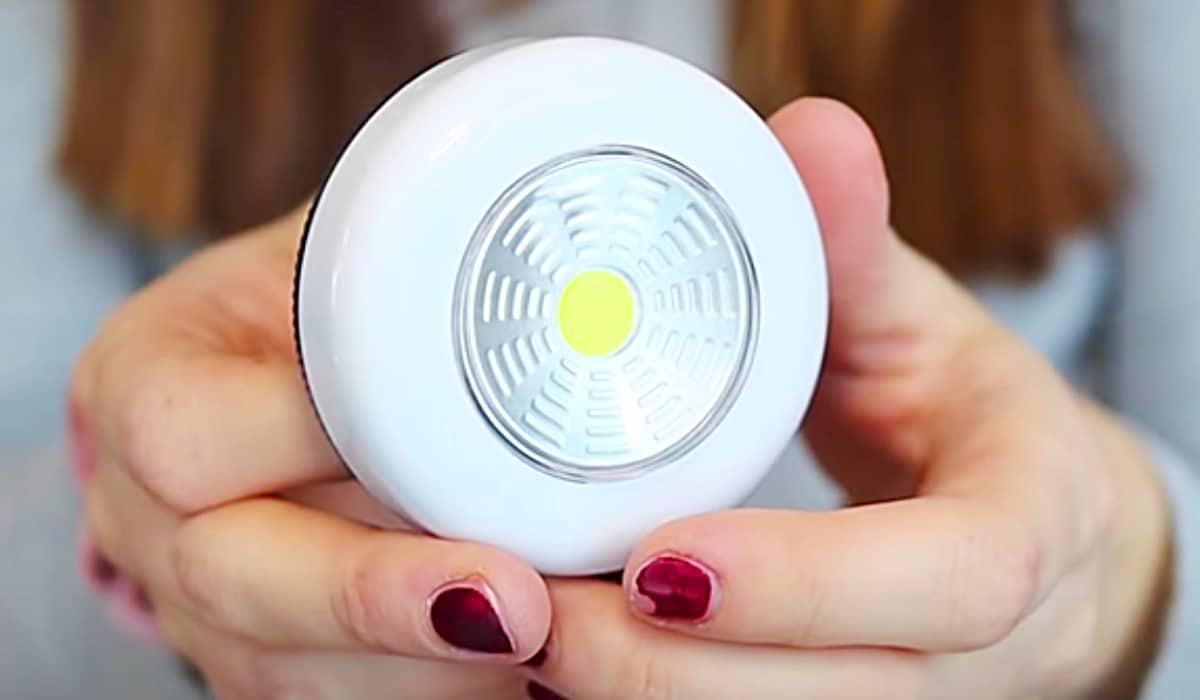 Dollar Tree Push Light Ideas