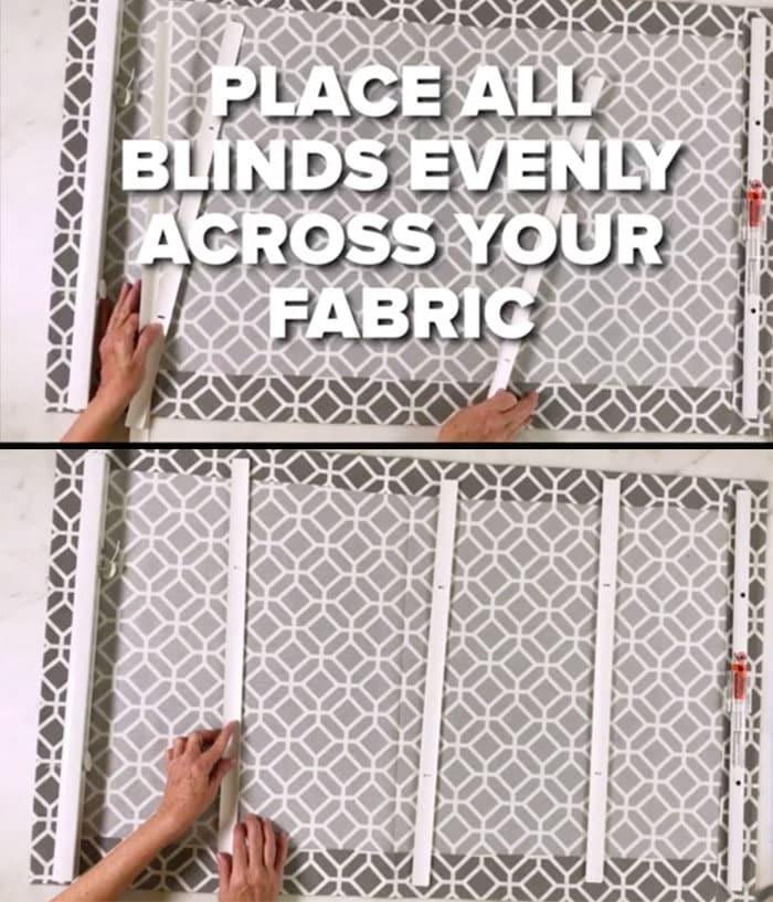 $12 DIY Roman Shade Made From A Mini Blind — how to make diy window shades