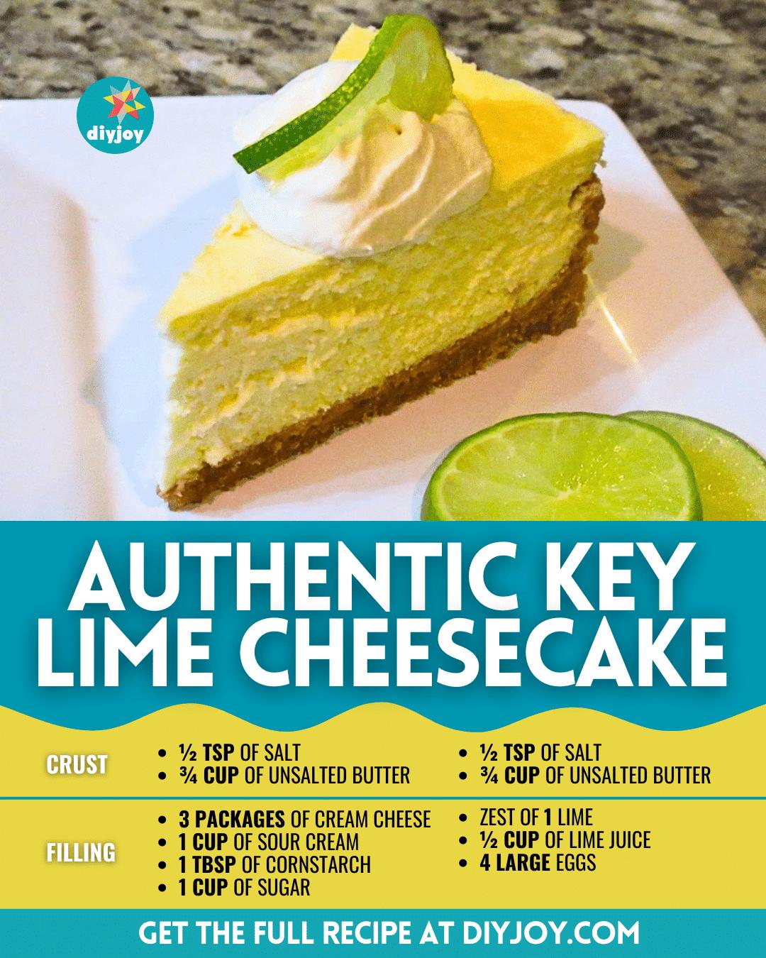 How To Make Authentic Key Lime Cheesecake