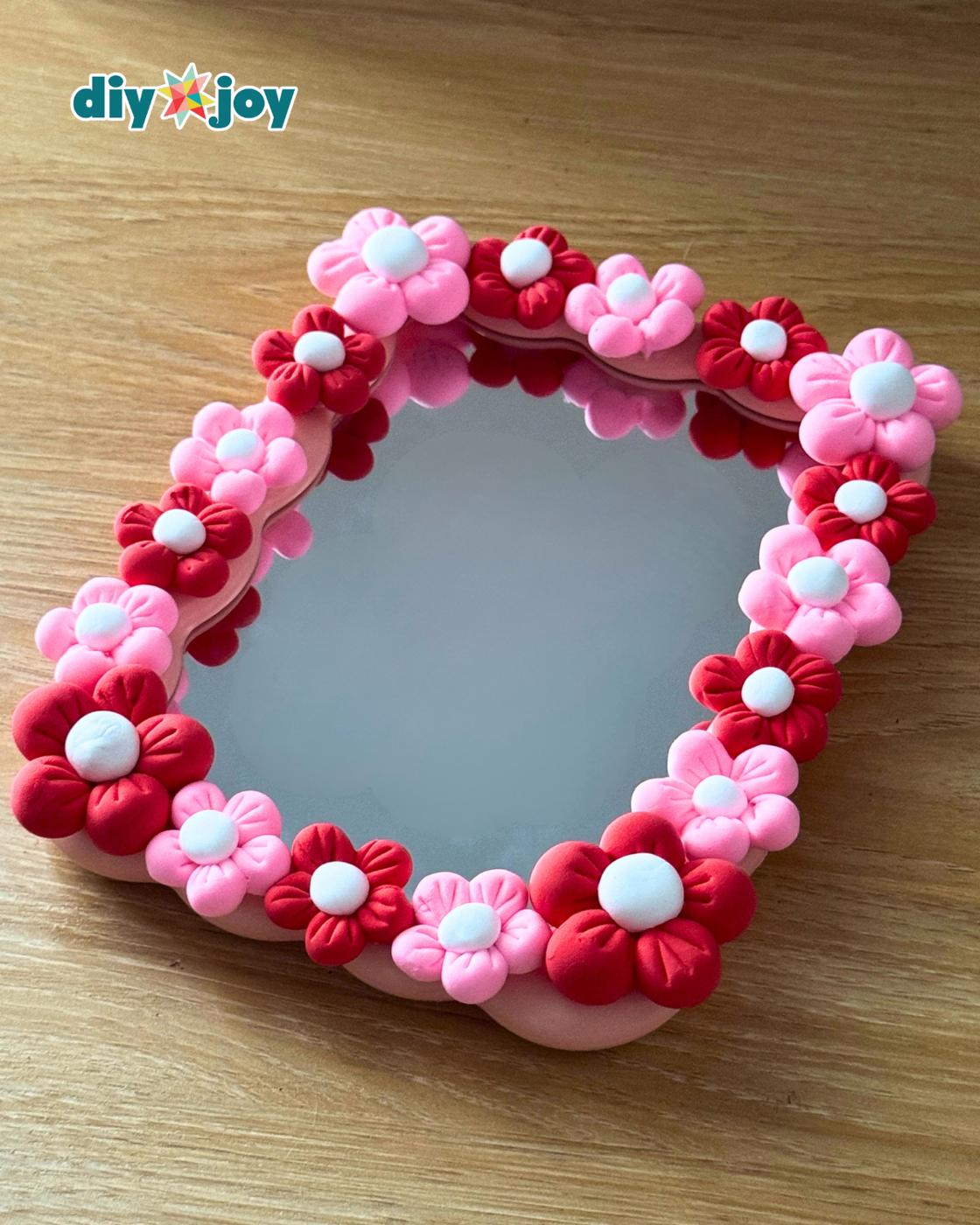 Clay Flower Mirror — 1 hour clay flower mirror
