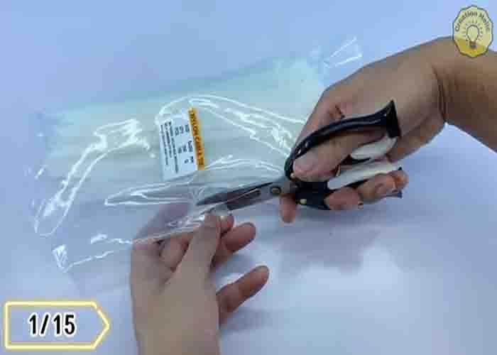 Making a clever cable tie dispenser