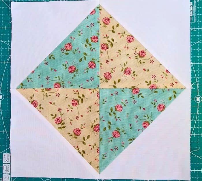Quick Patchwork Centerpiece Mat With Just Squares Tutorial