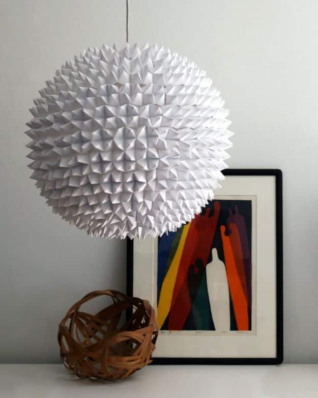 Faceted Pendant Light, a project worth adding to the to do list and a favorite pick from this roundup