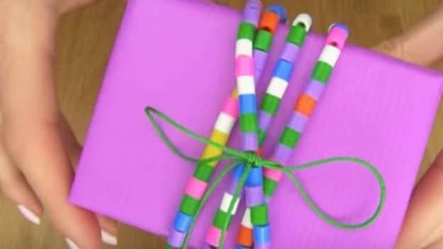 Creative Gift Wrapping, simple enough to finish between wrapping paper runs and a homemade touch that beats another gift card