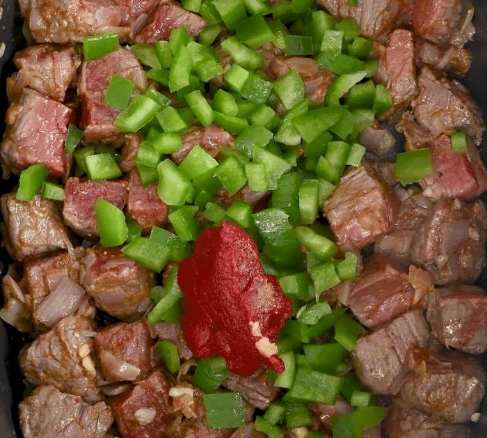 Ingredients for Mexican Beef Stew