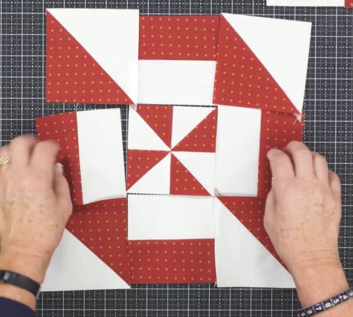 How to Make Disappearing Double Pinwheel Quilt
