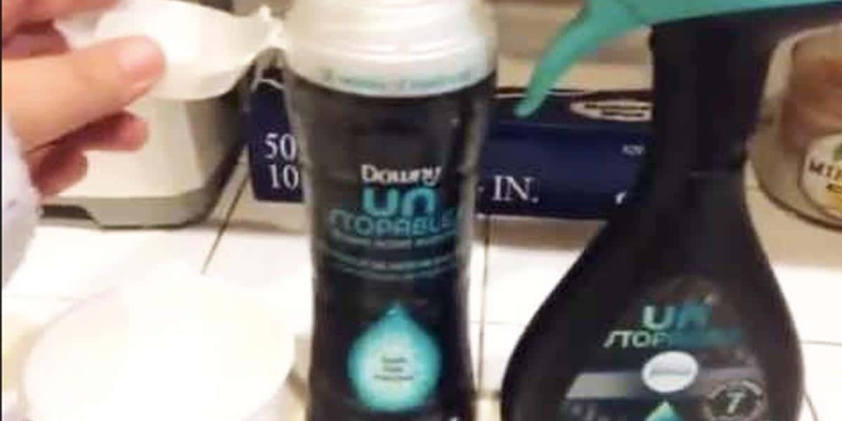 Watch How She Cleverly Makes Room/Linen Freshener With Downey Unstoppables (Cheap)