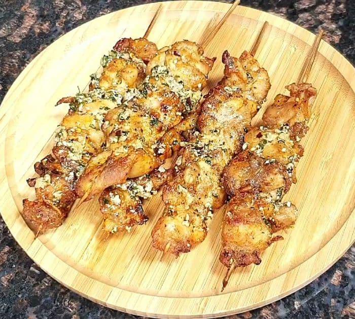 Air Fried Chicken Skewers Recipe