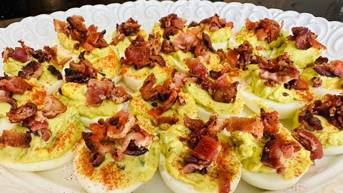 Easy Avocado Deviled Eggs Recipe