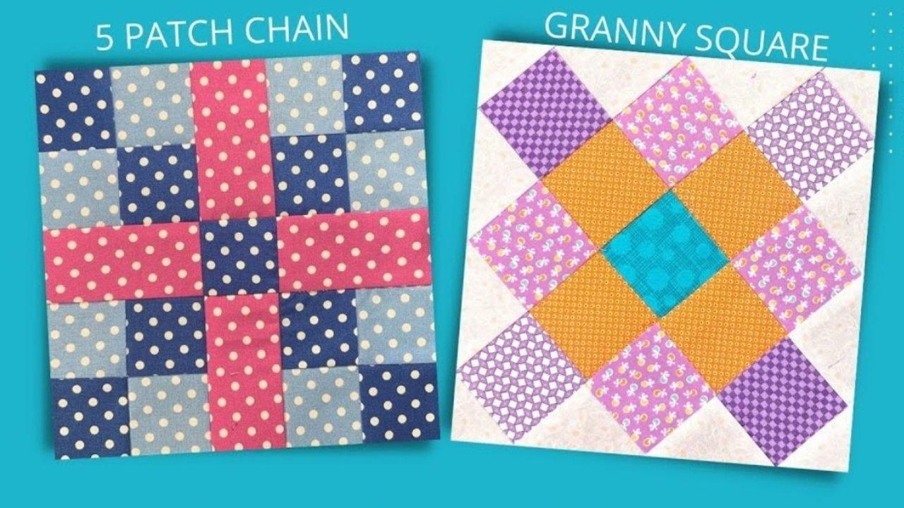 Two Easy Jelly Roll Blocks For Beginners