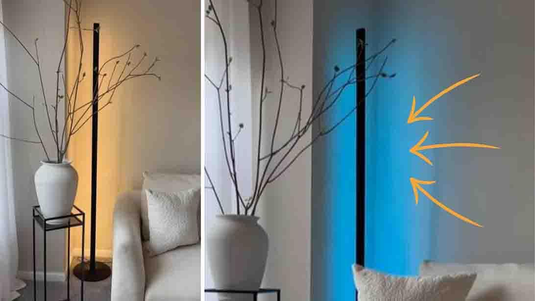 DIY LED Corner Lamp Tutorial